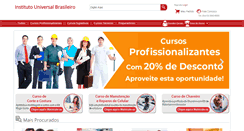 Desktop Screenshot of institutouniversal.com.br